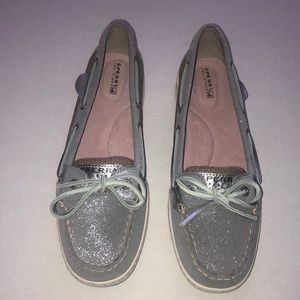 SHOE SALE LIKE NEW Sperry metallic Boat shoes